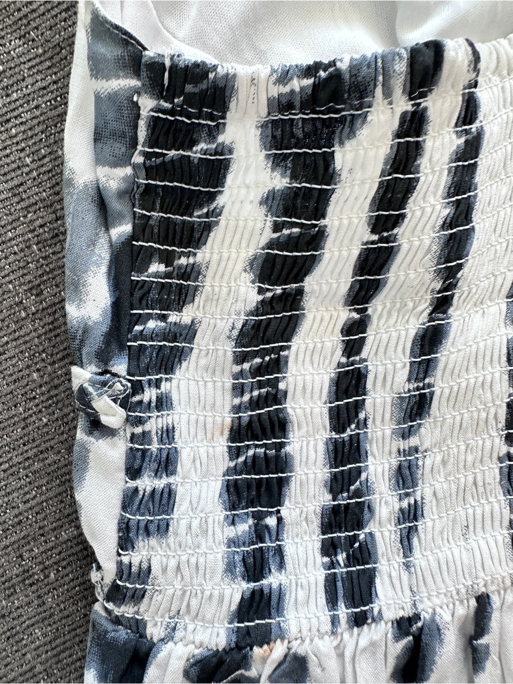 Japna Black and White Tie-Dye Maxi Dress size S - Picture 4 of 16